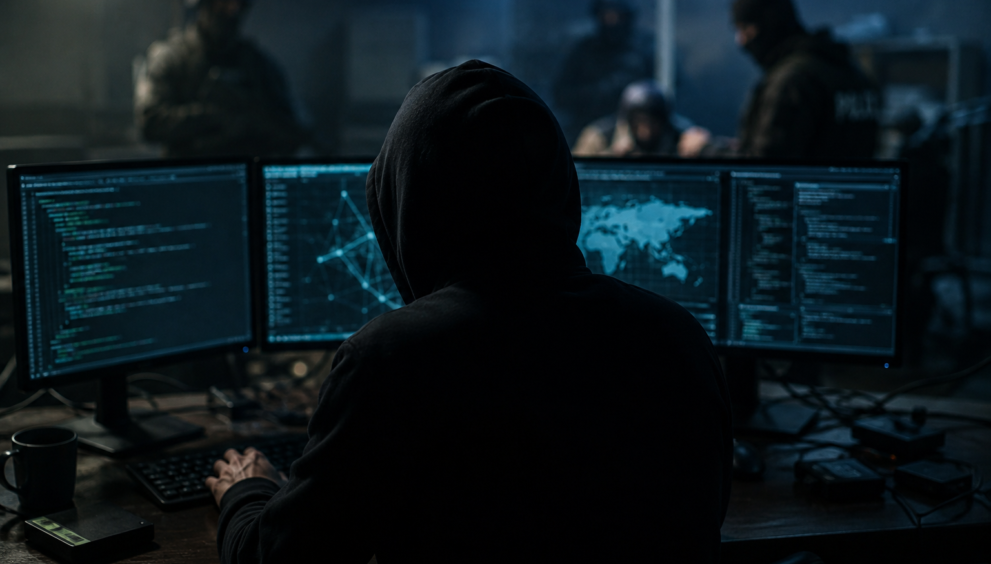 Authorities target dark web cybercrime activities in a coordinated takedown operation.