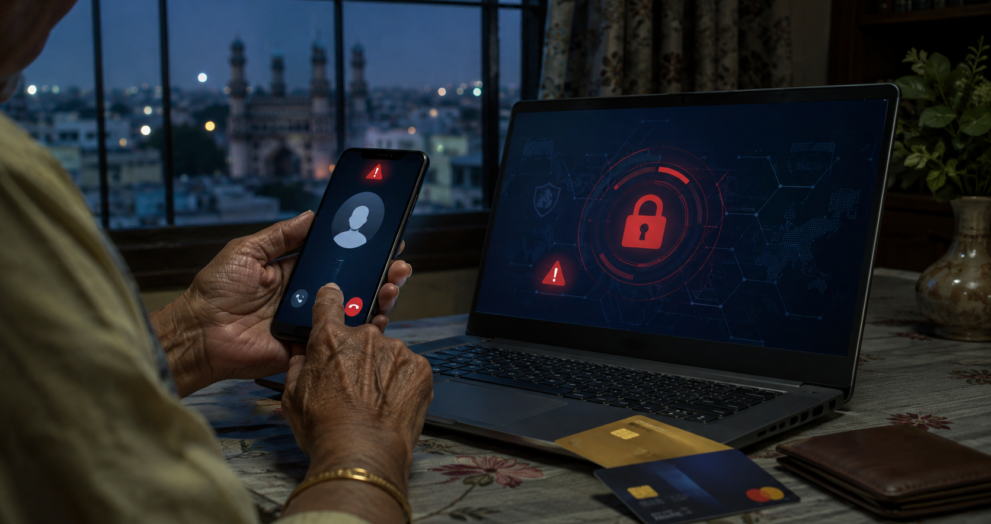 Hyderabad mein cyber fraud ka shikaar senior citizens