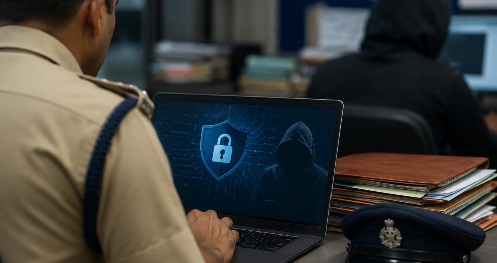 Karnataka CID officer investigating cybercrime and frozen bank account cases