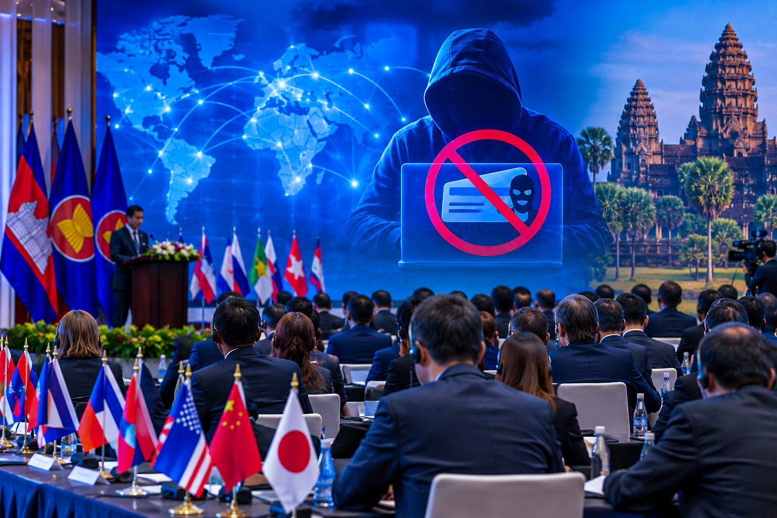 Cambodia anti-scam efforts and international cooperation against online scams