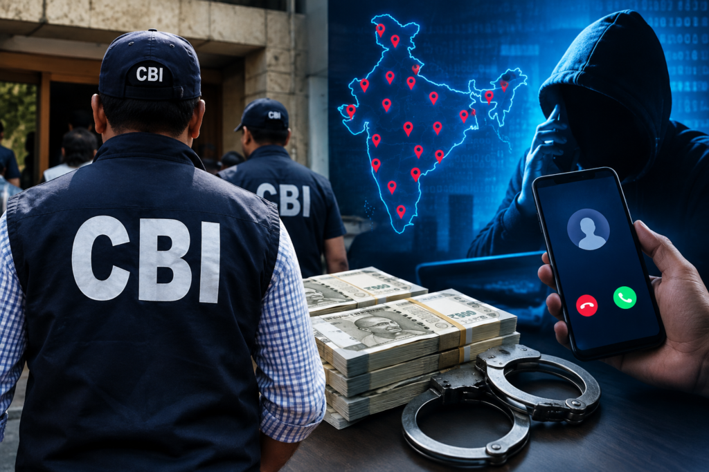 CBI crackdown on digital arrest scams across 20 states