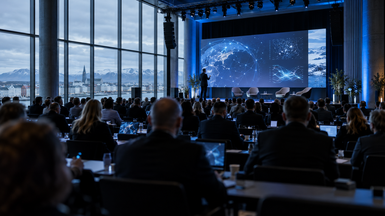 Digital forensics conference hall in Reykjavik, Iceland
